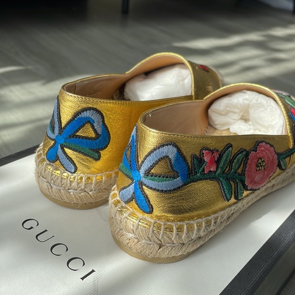 Gucci Oro Vecchio Espadrilles - Picture 3 of 4